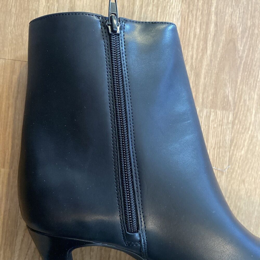 I.N.C. International Concepts Womens Sareya Mid-Heel Bootie Black Smooth 9.5M - Picture 11 of 16